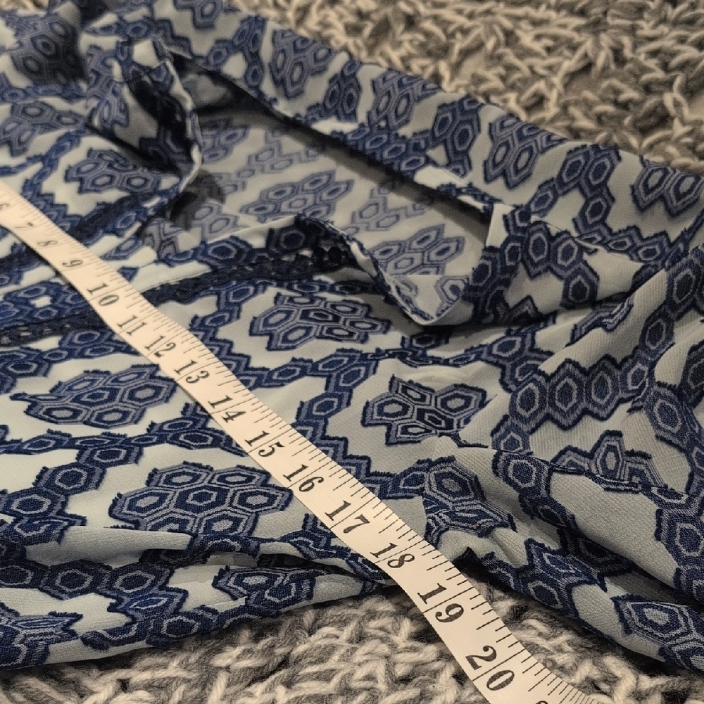 Tommy Hilfiger Blue & Ivory Porcelain Print Dress✨Coastal - Picture 9 of 11